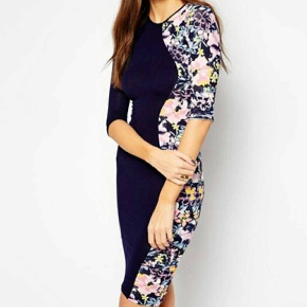 Flash Sale Club L Side Panel Midi Dress